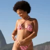 Biquíni zebra vermelho